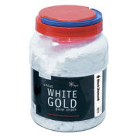 Uncut White Pure Gold Chalk 300g Refillable Canister