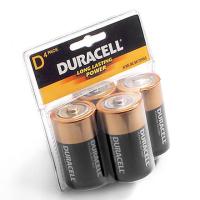 D Alkaline Batteries - Package of 4