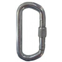 12mm Oval Steel Locking Carabiner